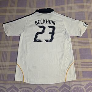 Los Angeles Galaxy 2007 Soccer #23 Beckham Adidas Jersey Mens Football Shirt